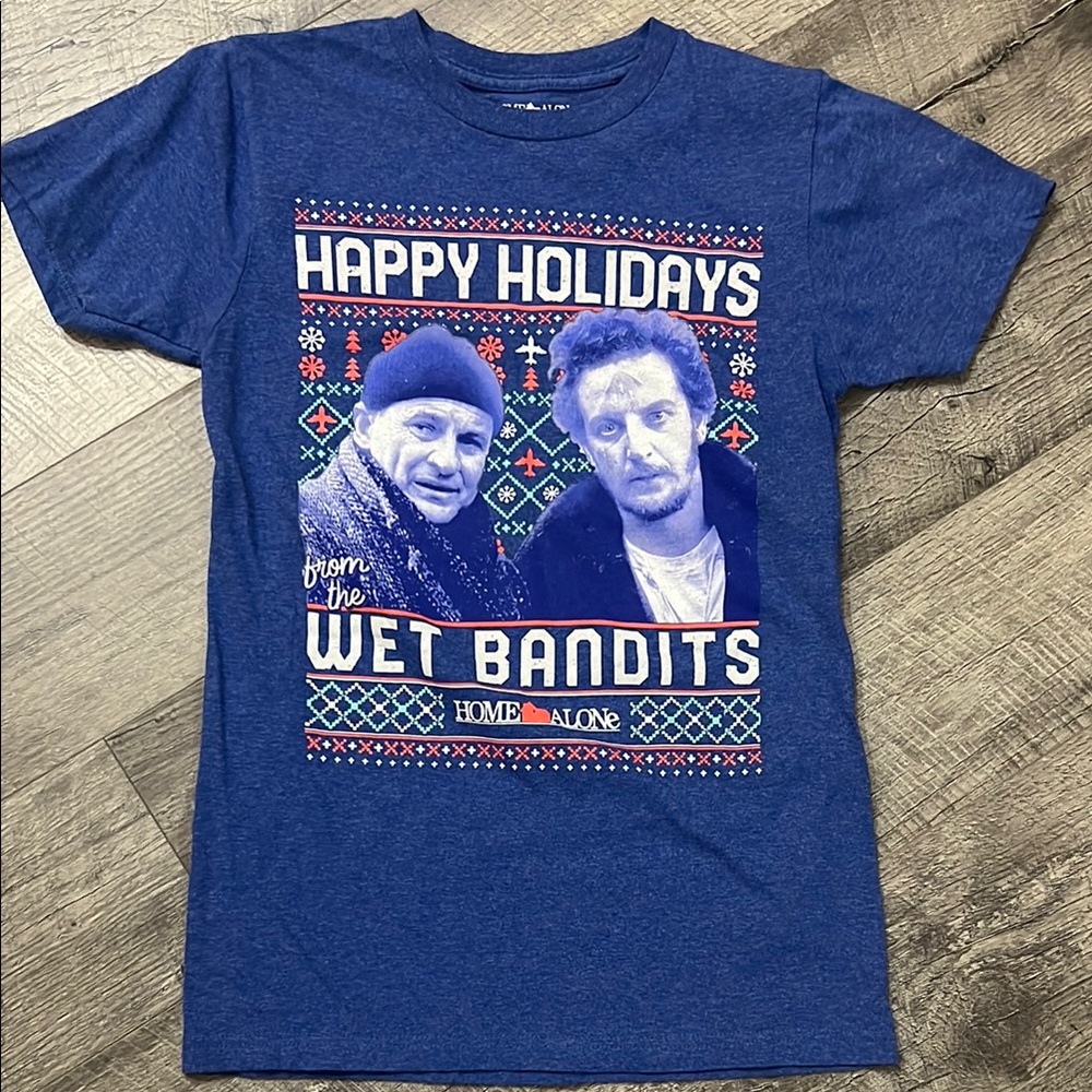 Blue Happy Holidays T-Shirt